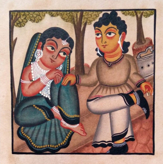 Symphony of Affection: Kalighat by Bapi Chitrakar