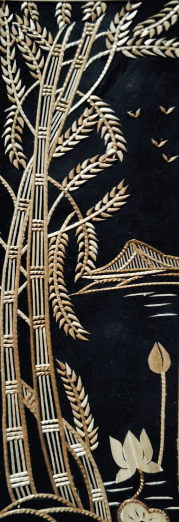 Bamboo tree In Sikki Grass Artwork by Dhirendra Kumar Thumbnail