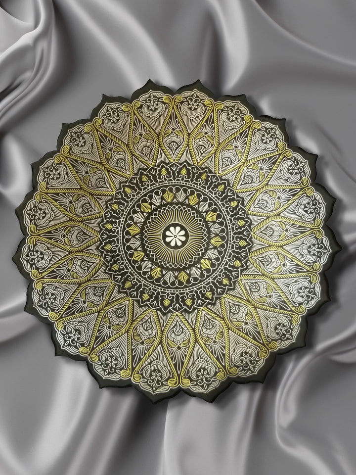 Bidri fusion of communalism and allure: Bidri Plate by Md Sayeed Ahmed Thumbnail