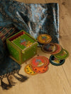 Bird's Ganjifa, set of 120 handpainted Ganjifa cards By Sawant Bhonsle