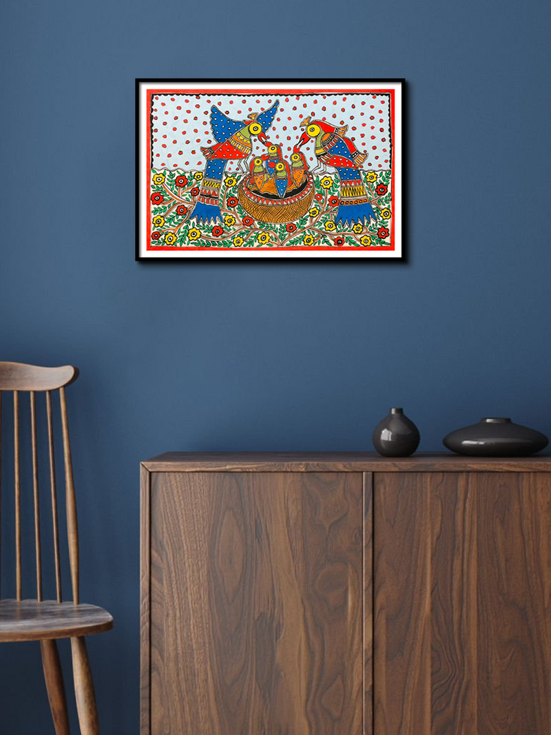 Shop Birds, Madhubani by Ambika devi online