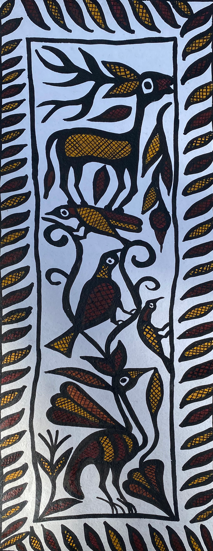 Birds and Deers in Sohrai by Manikchand Mahto Thumbnail