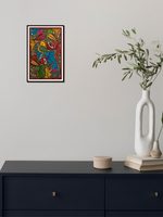 Purchase Santhal-Tribal Pattachitra painting online