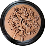 Birds on the Floral Branch: Terracotta by Dolon Kundu