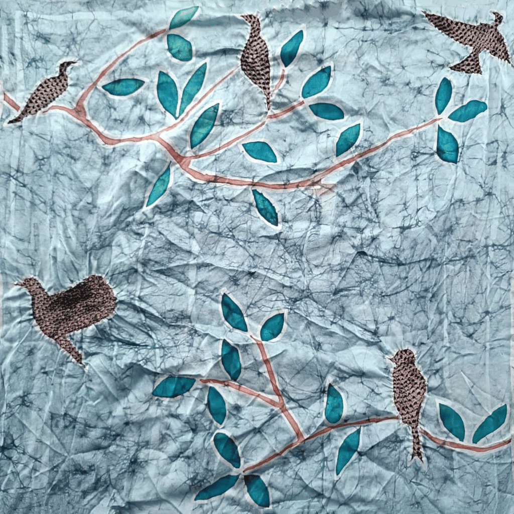 Buy Baatbaandh on Silk Satin by Anwar Husen Khatri