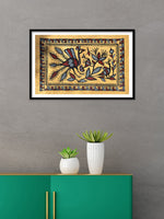 Peacock in Sohrai by Manikchand Mahto