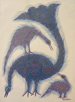 Buy Birds, Bhil Art by Geeta Bariya