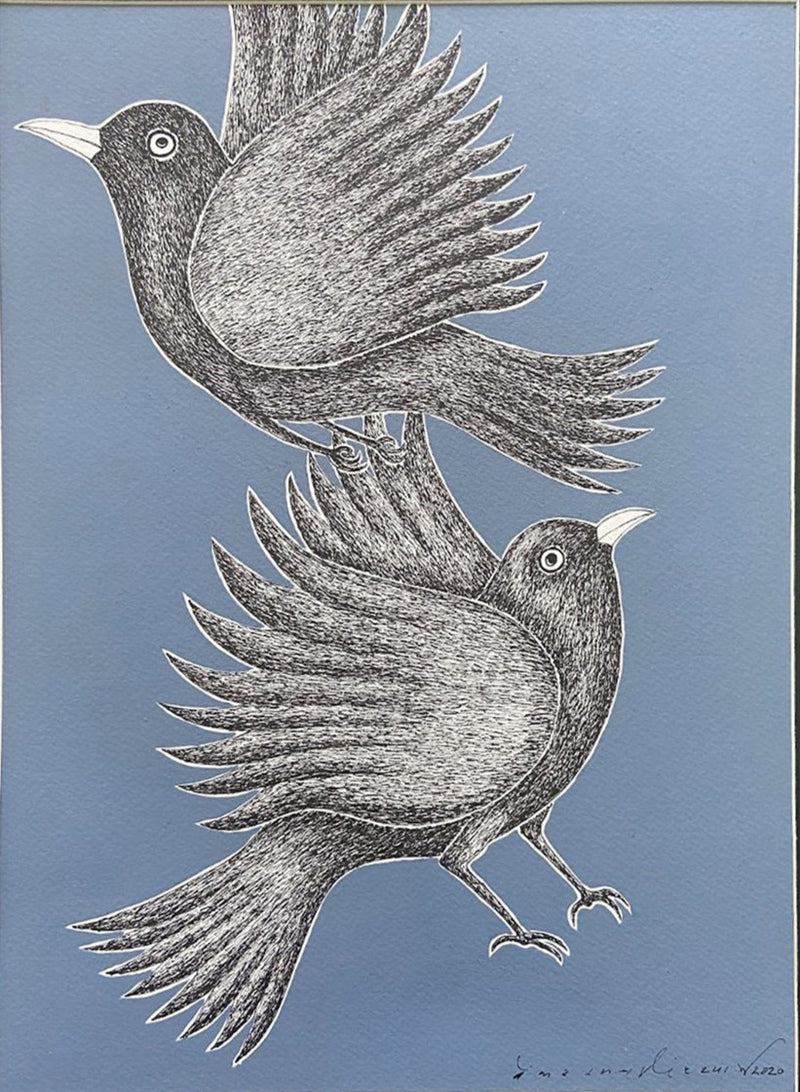 Buy Birds, Gond painting by Venkat Shyam