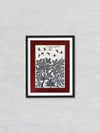 Birds and Trees, Warli Art by Dilip Bahotha