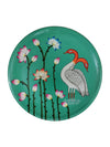 Birds in Kamal Talai Plate, Pichwai Painting by Dinesh Soni