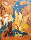 Buy Birth of Unicorn Kerala Mural by V.M. Jijulal