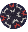 Buy Black straw Wall Plate in Sabari Grass Work By Dipali Mura