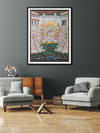Blissful Tapestry of Shrinathji: Pichwai Painting by Jayesh Sharma for sale