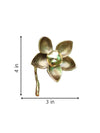 Blooming flower in Brass artwork for sale