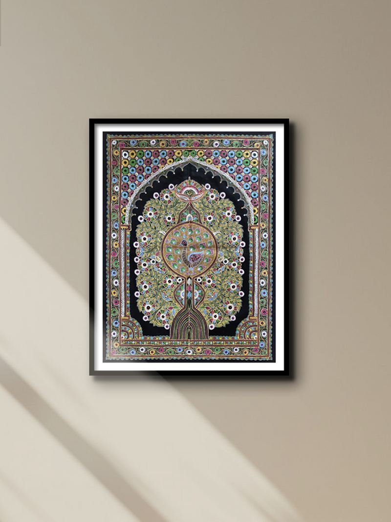 Artist Hanis Rogan Buy Peacock Rogan Artwork | Authentic & Unique Rogan Art Painting
