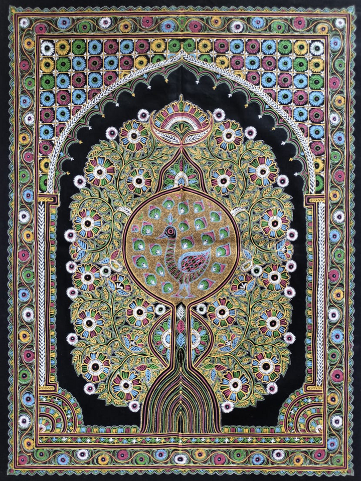 Blooms and Majesty: Rogan art by Rizwan Khatri Thumbnail