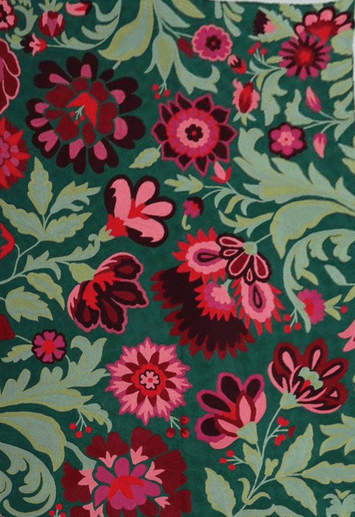 Blossoming elegance in Crewel Embroidery By Jahangir Ahmed Bhat Thumbnail