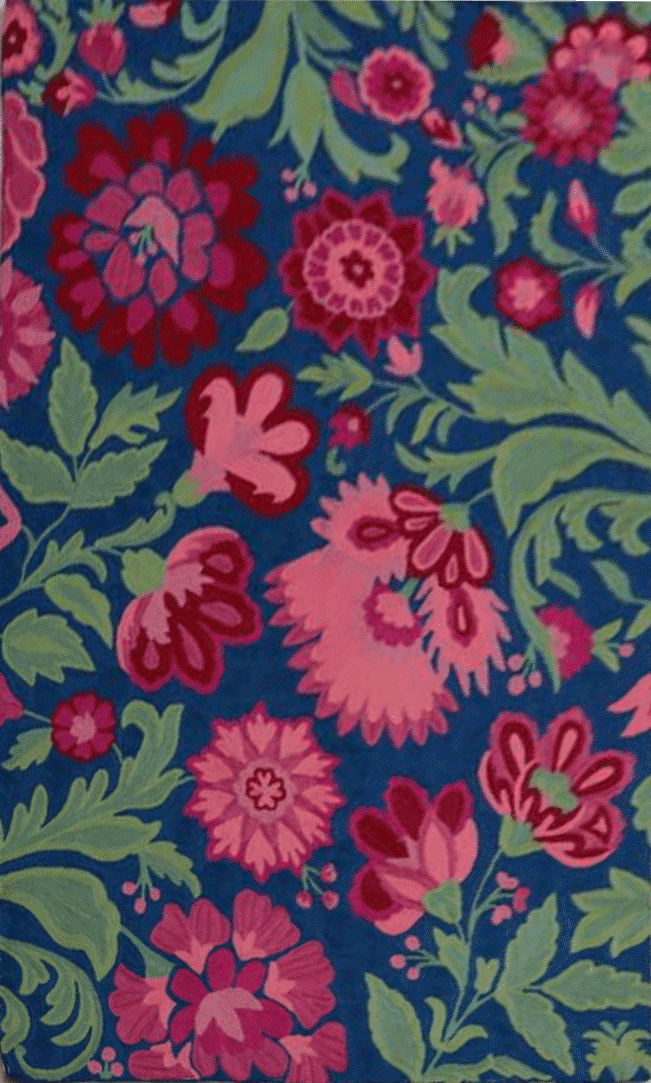 Blossoms in Bloom in Crewel Embroidery by Jahangir Ahmed Bhat Thumbnail