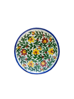 Handprinted Floral Wall plate for Sale