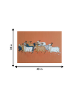 Bovine Beauty: Pichwai painting by Jayesh Sharma