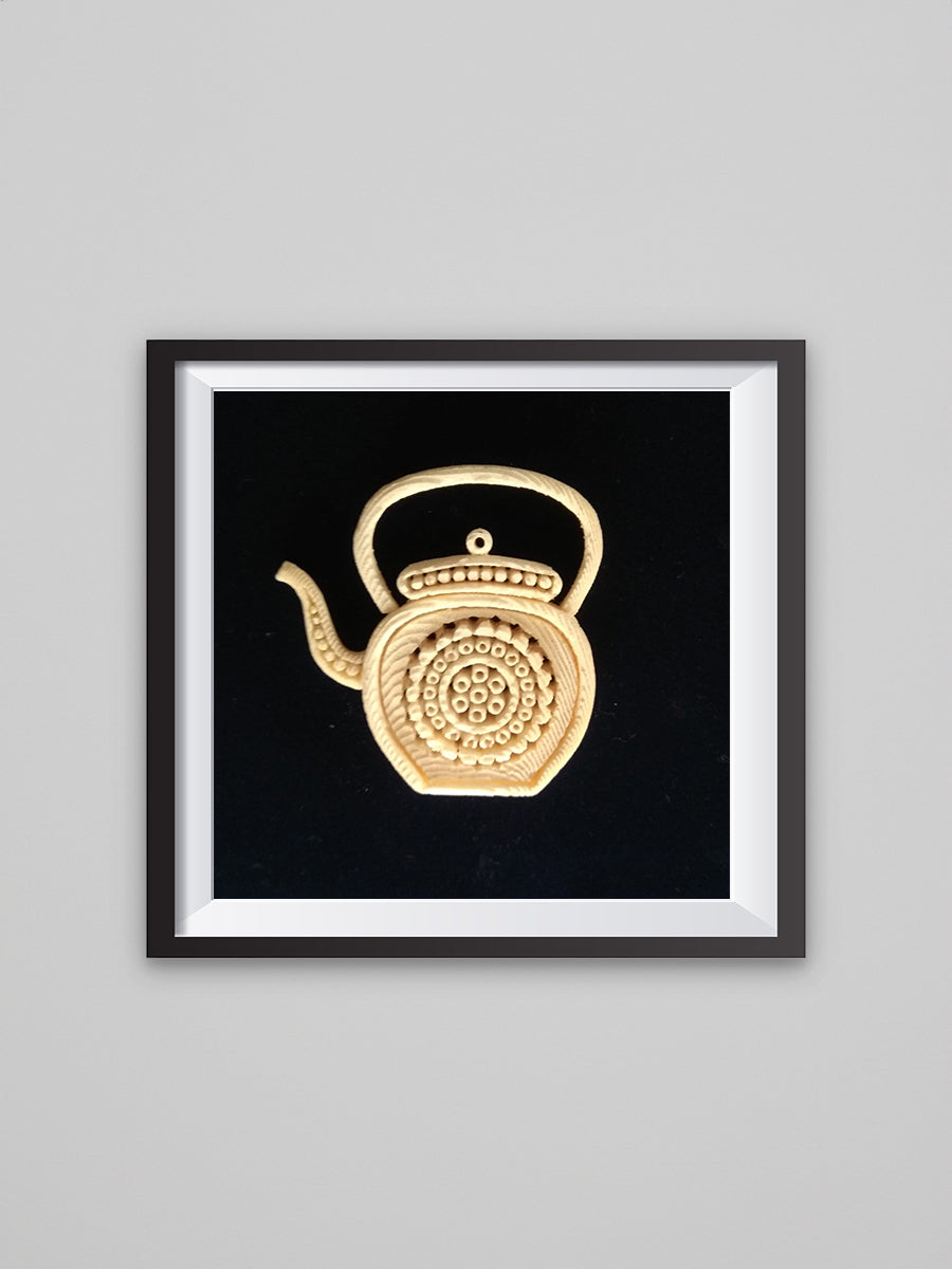 Brewing Harmony: The Mystical Circle of Life Sea foam Art by Harsh Verdhan Chhajed for sale