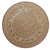 Buy Burnt Gold Lippan Kaam by Nalemitha 