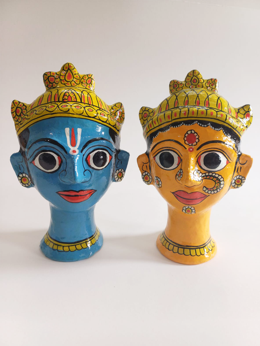 Buy Radha Krishna Cheriyal Mask 