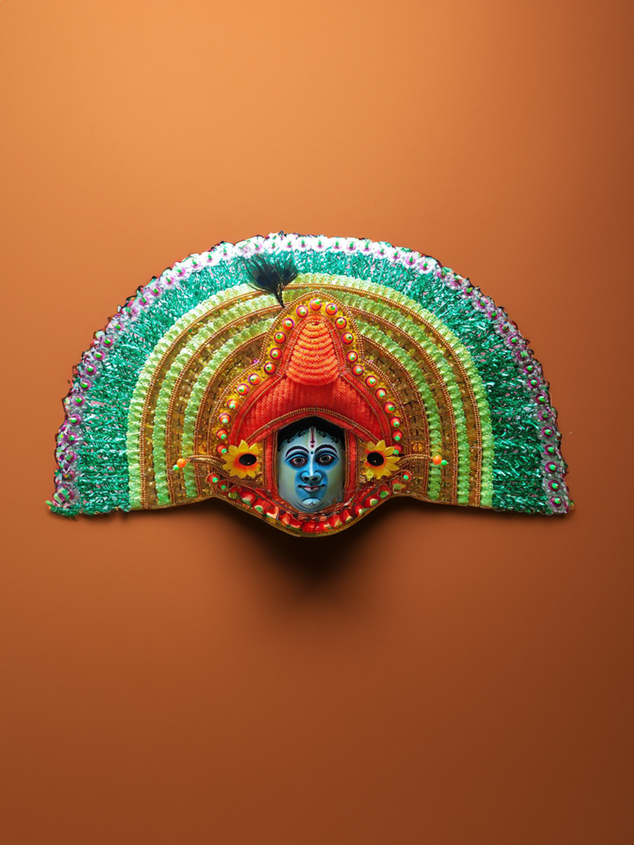 Shop Lord Krishna Chhau mask by Dharmendra Sutradhar