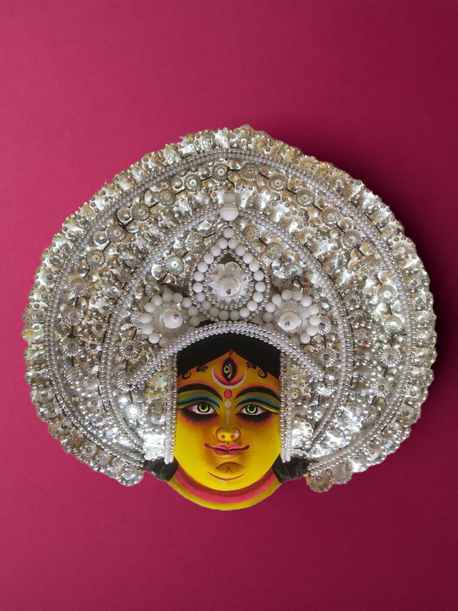 Buy Devi Durga in Chhau Mask by Dharmendra Sutradhar