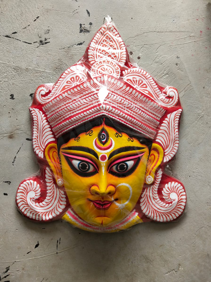 Buy Devi Durga in Chhau Mask by Dharmendra Sutradhar