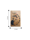 Cat in Kalighat by Uttam Chitrakar for sale