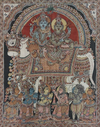 Celestial Bliss of Shiva and Parvati