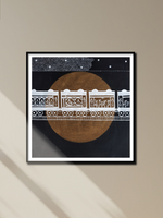 Celestial Commute: Warli by Dilip Bahotha for sale