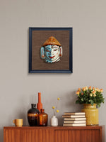 Shop Celestial Harmony: The Ethereal Ardh-Nareshwar Shiva's Face Paper Mache 