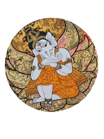 Lord Ganesh Kalamkari Cloth Painting