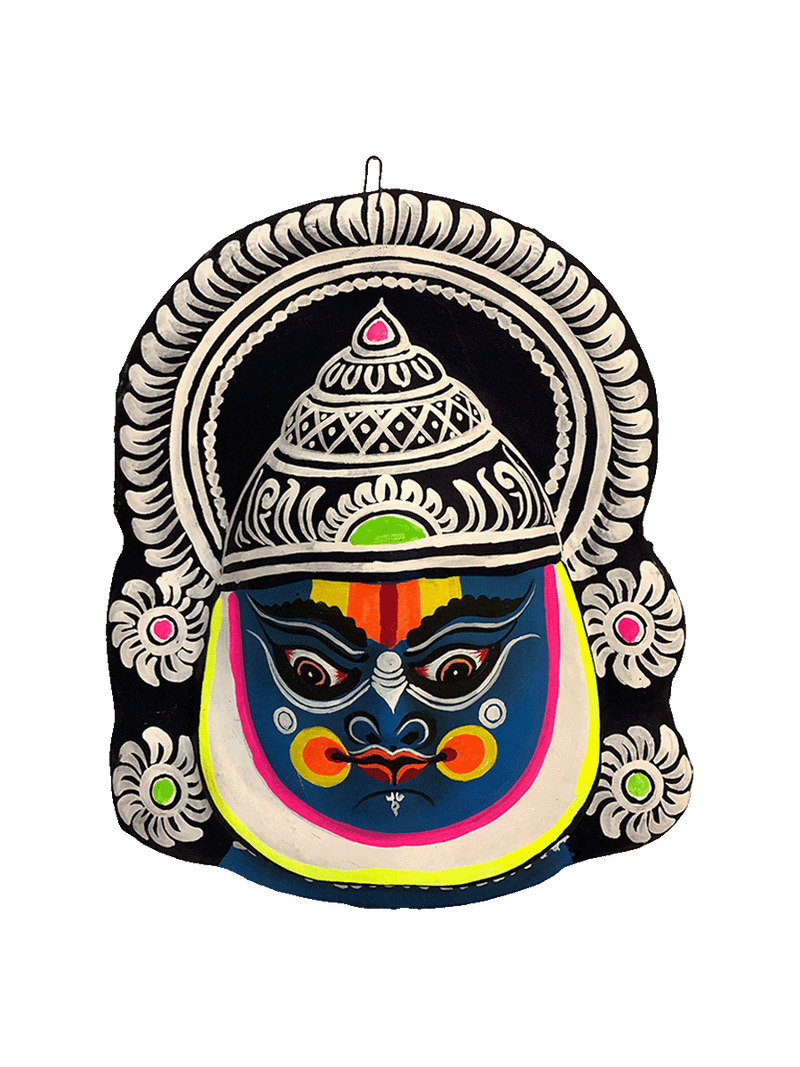 Blue Face Chhau mask for Sale
