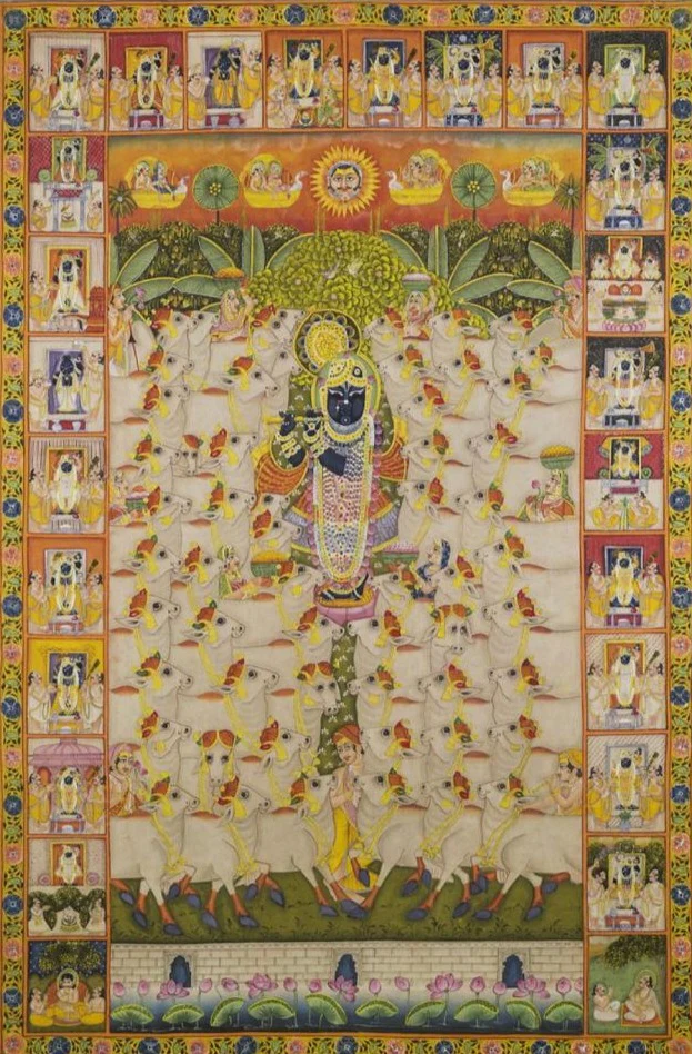 Gopashtami In Pichwai painting by Jayesh Sharma Thumbnail