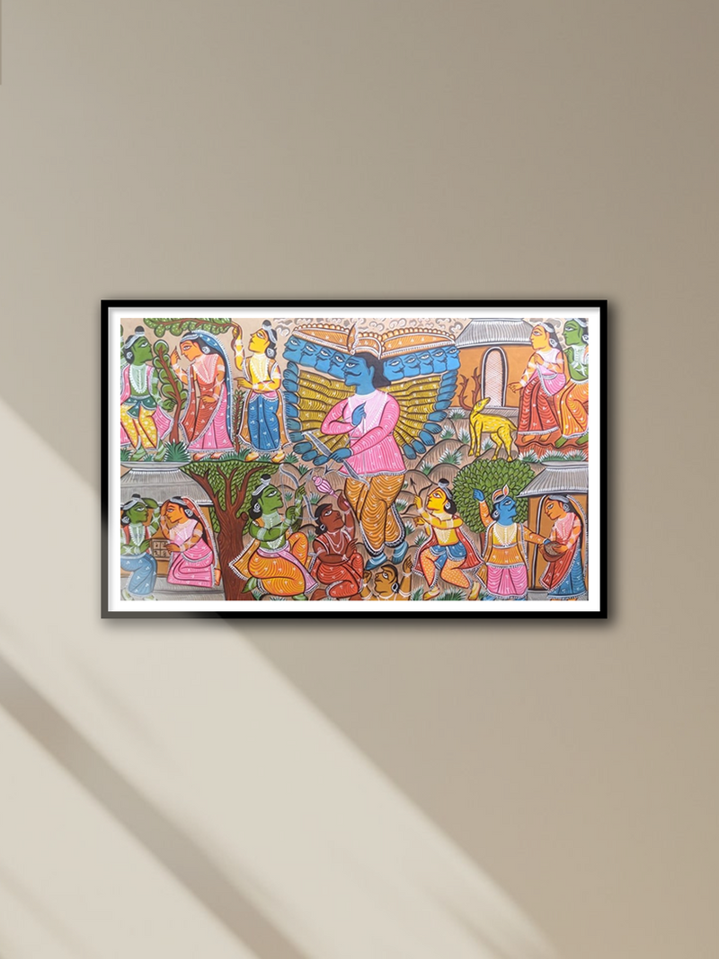 Shop Chronicles of the Ramayana:Bengal Pattachitra by Manoranjan Chitrakar