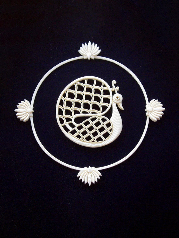 Circle of Serenity: Splendour of Foam Art, Sea foam Art by Harsh Verdhan Chhajed Thumbnail