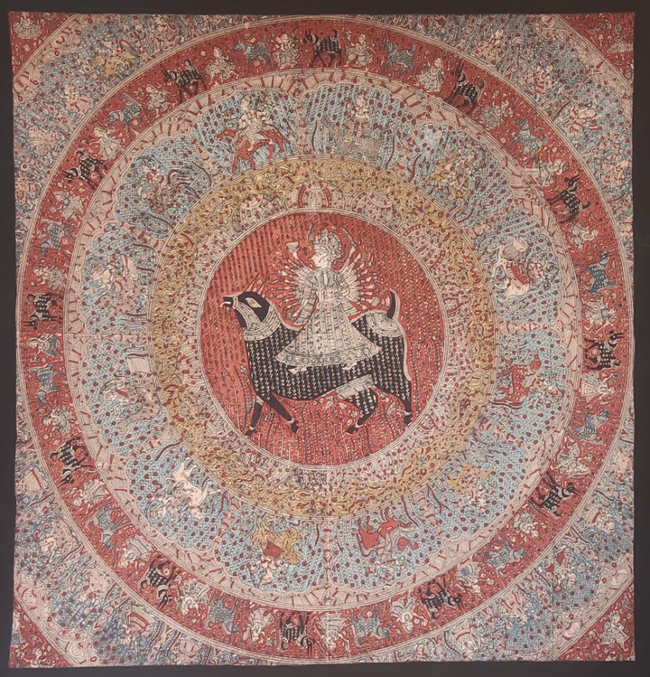 Circles Of Blessings Mata Ni Pachedi By Sanjay Chitara For Home Decor Thumbnail