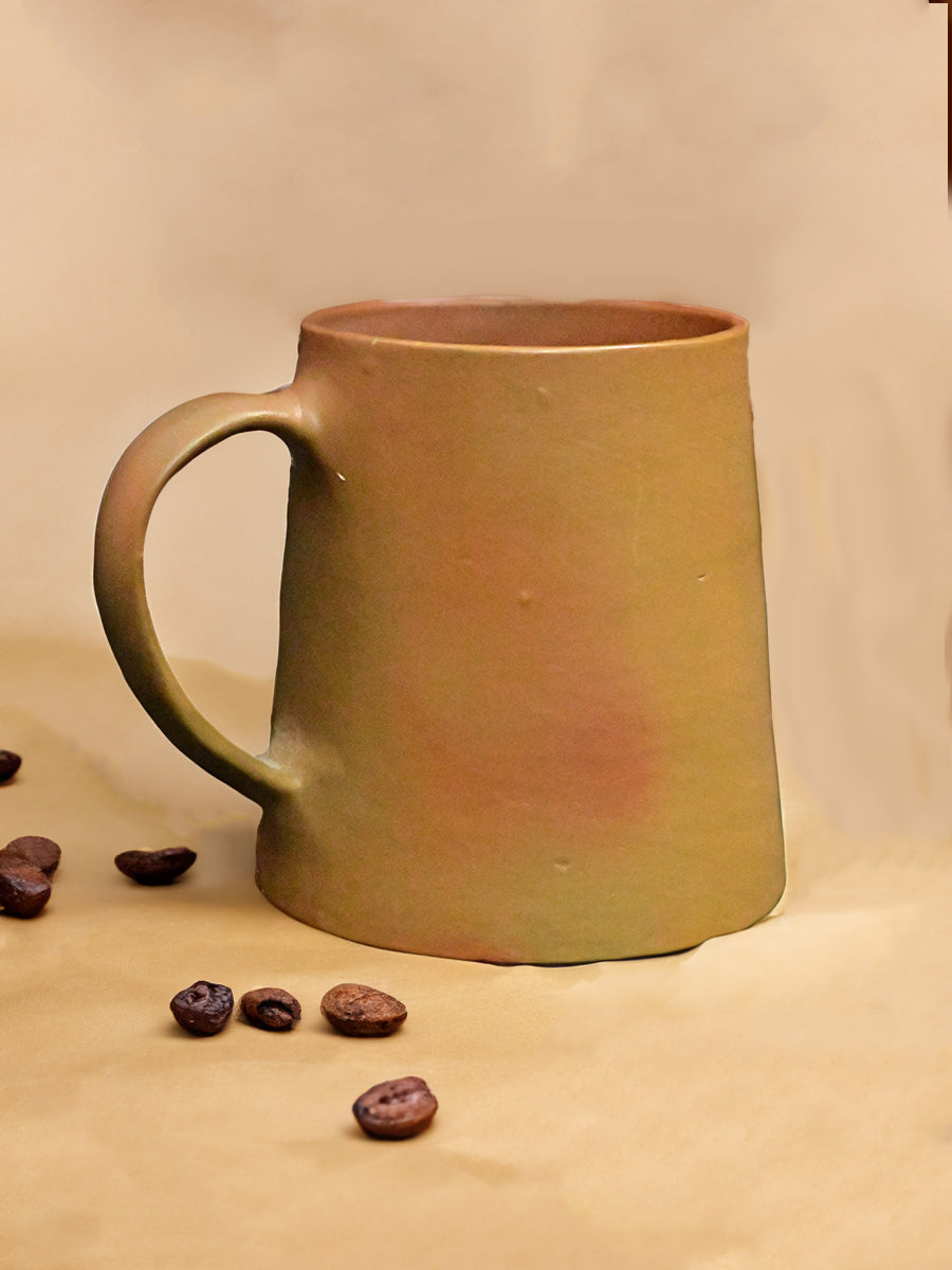 Clay Comfort A Terracotta Model of a Cozy Mug, Terracotta art by Dolon Kundu