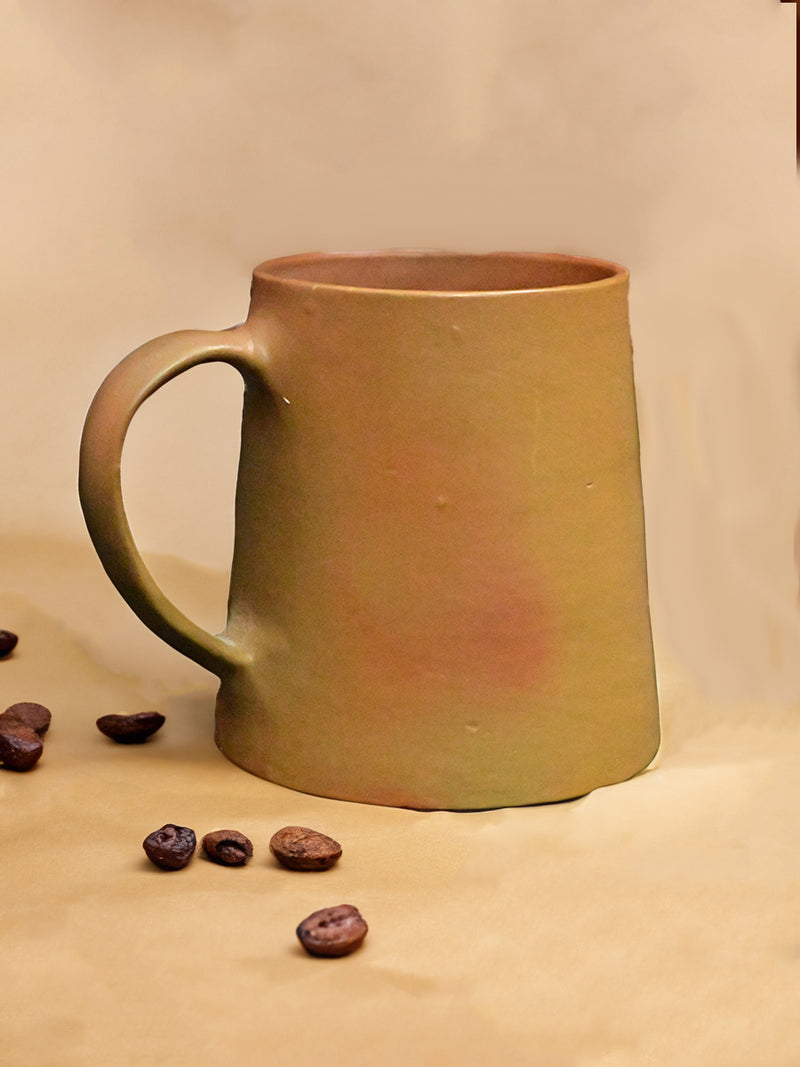 Clay Comfort A Terracotta Model of a Cozy Mug, Terracotta art by Dolon Kundu