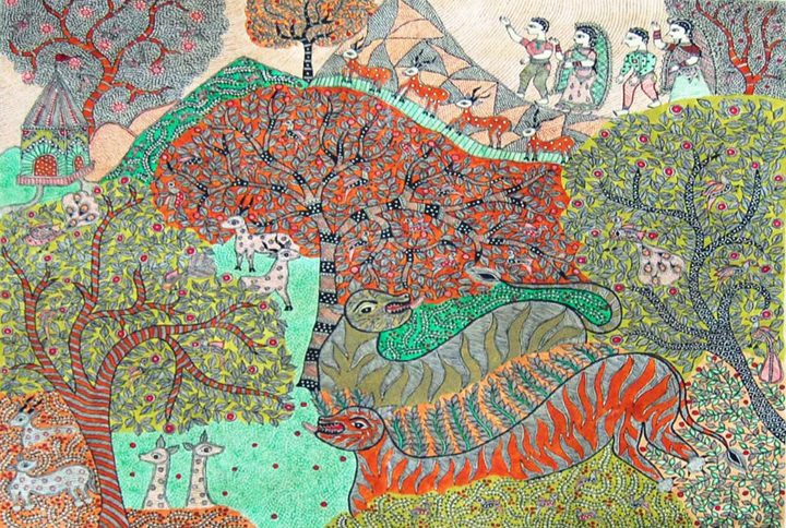 Colours of Connection: Vibhuti Nath's Madhubani Thumbnail