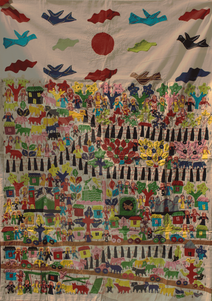 Community Living in Applique by Purna Chandra Ghosh Thumbnail