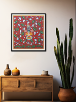 Purchase Shrinathji between a lotus pond Pichwai painting