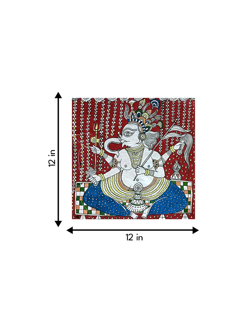 Lord Ganesha, Mata Ni Pachedi Painting for sale