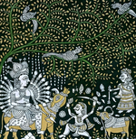 Buy Visat Mata, Mata Ni Pachedi Painting by Dilip Chittara