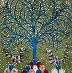 Buy Tree of Life, Mata Ni Pachedi Painting by Dilip Chittara