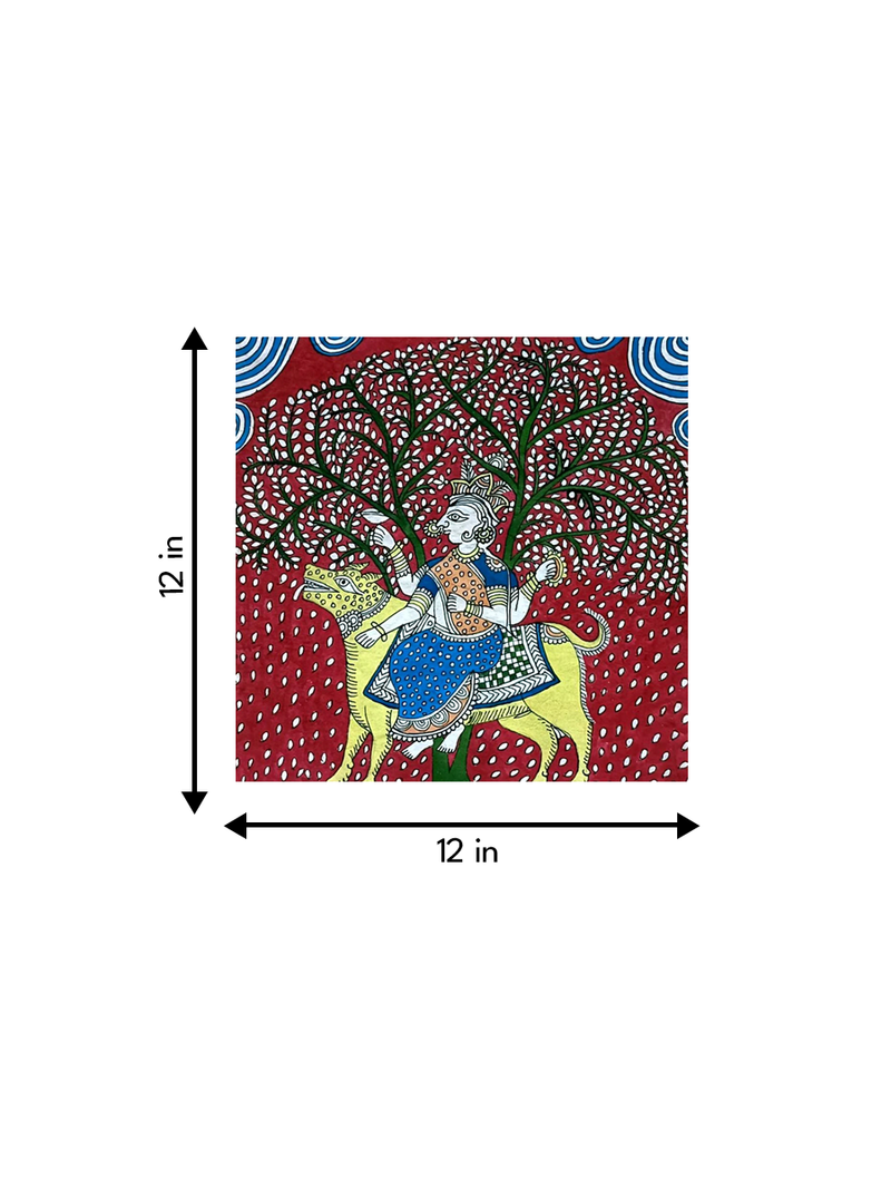 Durga: Mata ni Pachedi painting for sale