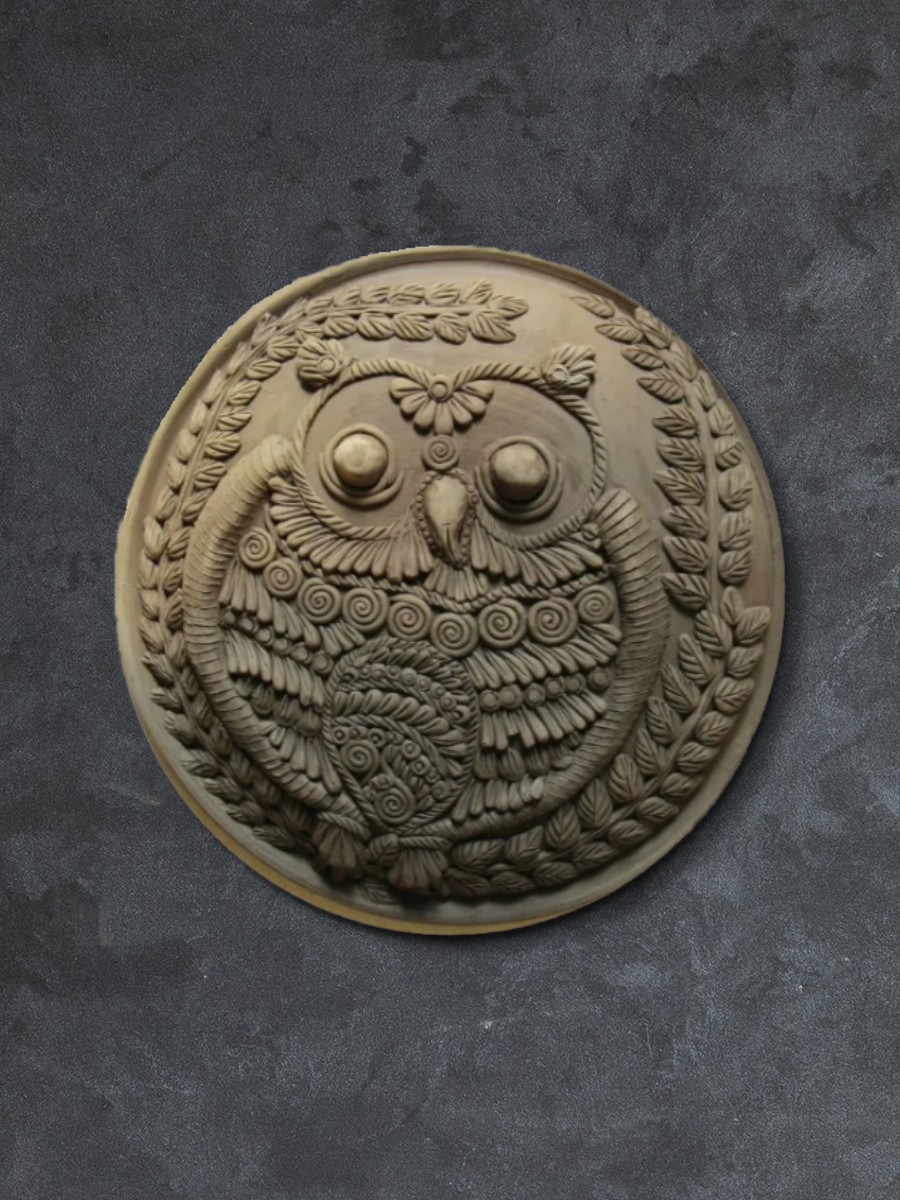 Harmony of Owl:Terracotta Art by Dolon Kundu